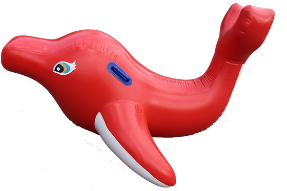 Kleines Rotdolphin aufblasbares Wasser schwimmendes Spielzeug 3*1m für den Park