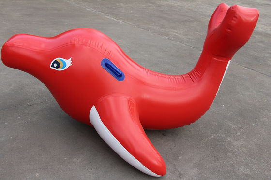 Kleines Rotdolphin aufblasbares Wasser schwimmendes Spielzeug 3*1m für den Park