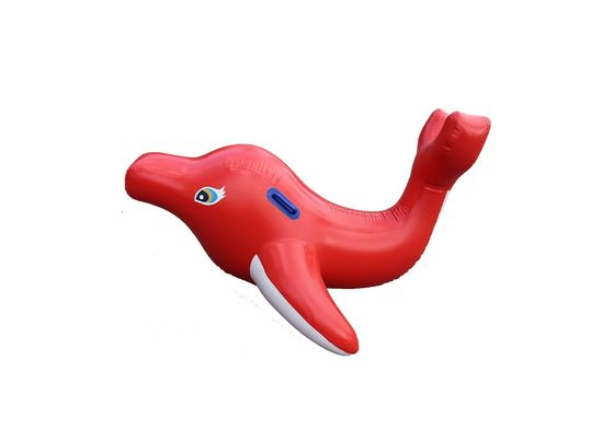 Kleines Rotdolphin aufblasbares Wasser schwimmendes Spielzeug 3*1m für den Park