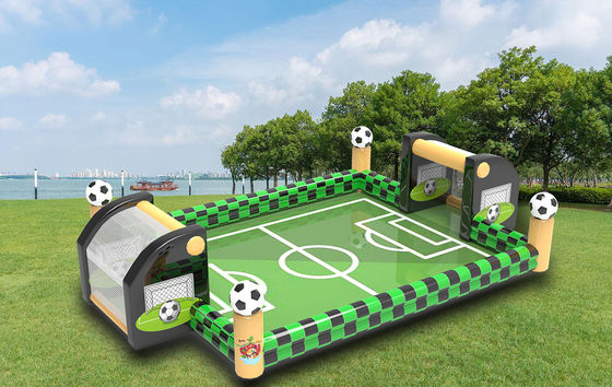 Interaktive Fußball aufblasbare Spiele Grüne Farbe für die Veranstaltung