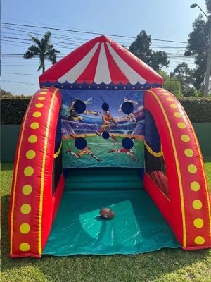 Fußballkarneval aufblasbare Spiele 2x2x2.5m Für Spielplatzpark