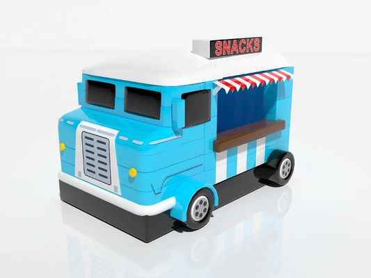 Outdoor aufblasbare Spiele Blau Auto Snack Lebensmittel Zelt zum Verkauf