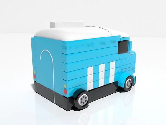 Outdoor aufblasbare Spiele Blau Auto Snack Lebensmittel Zelt zum Verkauf