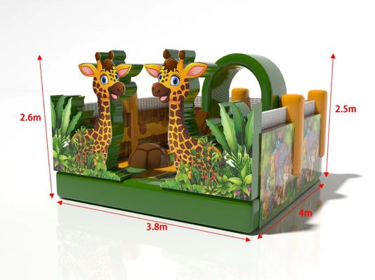 Aufblasbare Springburg Giraffe Freizeitpark für Kinder