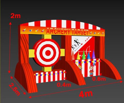 Aufblasbare Karnevalsspiele Bogenschießen Miete für den Freien Spielplatz