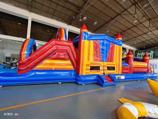 Kinder aufblasbares Sprunghaus und Rutsche angepasst mit Poolstopper