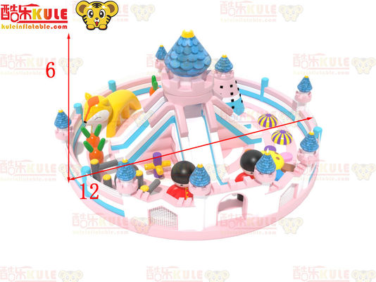 Aufblasbares Schloss Großer Kreis mit Rutschen Spielplatz für Kinder