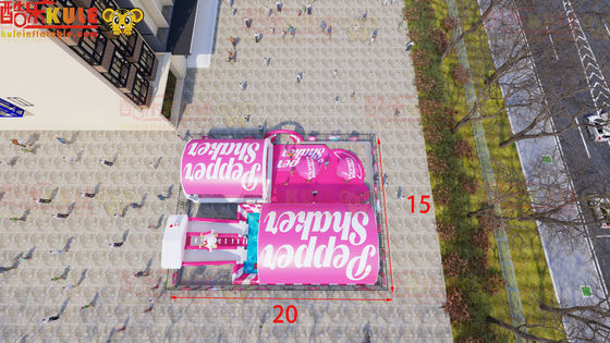 20*15m aufblasbarer Wasserplatz für Sommergefühl