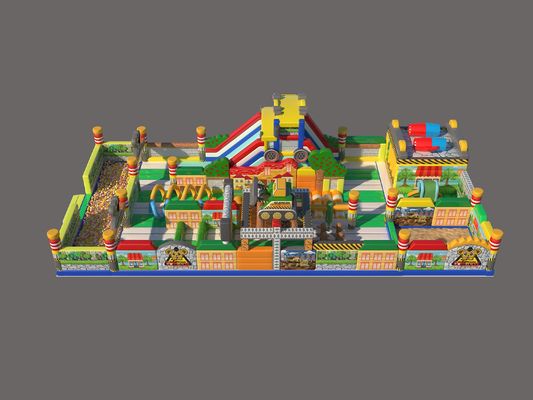 Jungle Tiger Themen aufblasbarer Vergnügungspark für Kinder Spielplatz