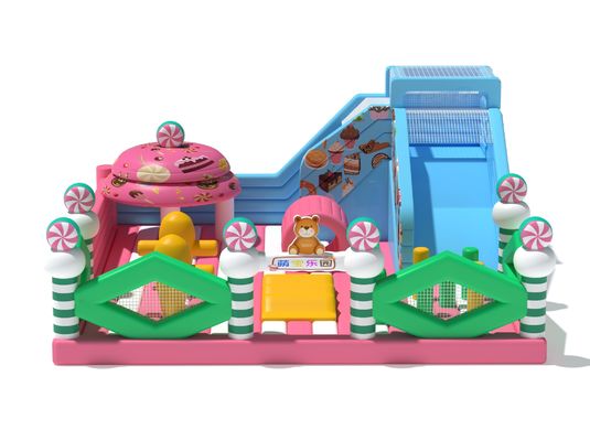 Candy Park Magische aufblasbare Burg Sprunghaus für Kinder