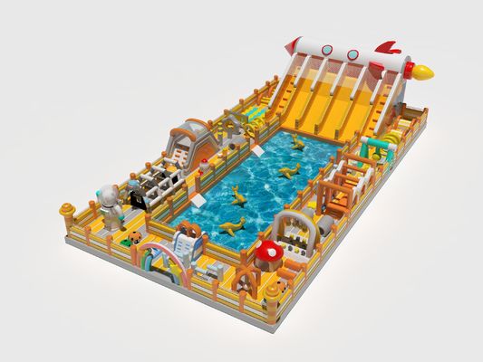 Pvc-Hindernisse Aufblasbares Wasser um den Pool herum