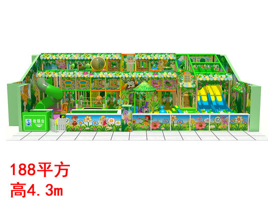 Grüner Garten Weiches Spielplatz Indoor Play Center Für Kleinkinder