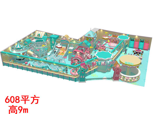 Traumthema Licht Kinder Weiches Indoor Spielgebiet Farbenfroher Spielplatz