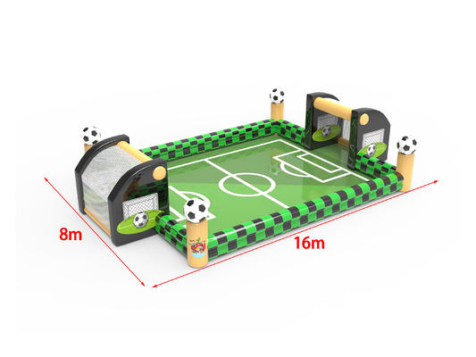 Interaktive Fußball aufblasbare Spiele Grüne Farbe für die Veranstaltung