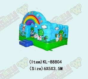 Aufblasbare Glasfläche Hüpfburg für Kinderspielplatz