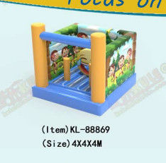 Kleine aufblasbare Monkey Bouncy Castle, kommerzielle Qualität 4*4*4m