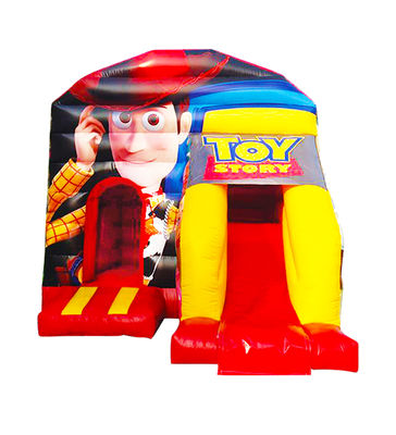 Spielzeuggeschichte Spreng das Sprunghaus mit Schiebereglern
