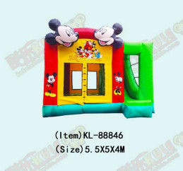 Tarpaulin aufblasbare Burg mit Mickey Mouse