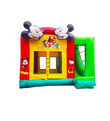 Tarpaulin aufblasbare Burg mit Mickey Mouse
