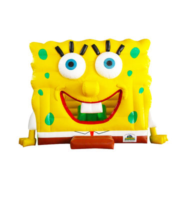 Gelber SpongeBob aufblasbare Sprungburg für Kinder Springen