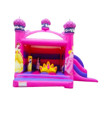 Prinzessin aufblasbares Sprunghaus mit Säule und Krone