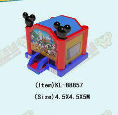 Kommerzielles aufblasbares Sprunghaus mit Mustern von Mickey Mouse