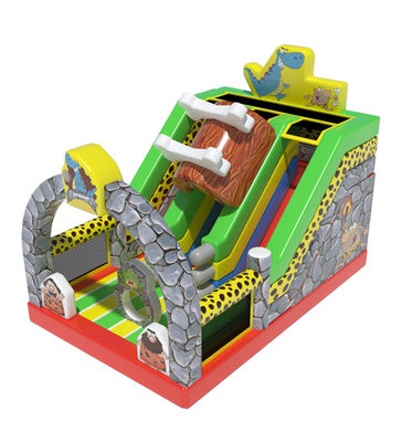 Kinder-Spazierplatz Inflatable Dinosaur Animals Slide für Miete
