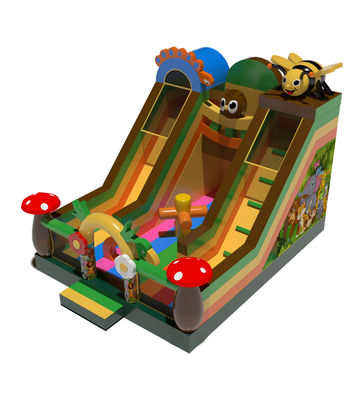 Kinderpark aufblasbare Biene mit Pilzslide zum Mieten