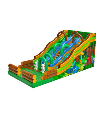 Kinderpark aufblasbare Waldtiere Rutsche zum Mieten