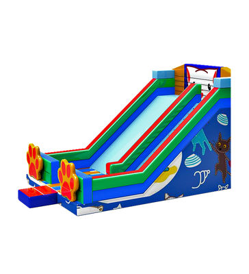Kinder-Spaßpark aufblasbare Katzen-Themenslide zum Mieten