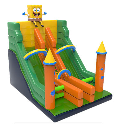 SpongeBob mit Kerze Parkplatz aufblasbare Rutsche zum Mieten