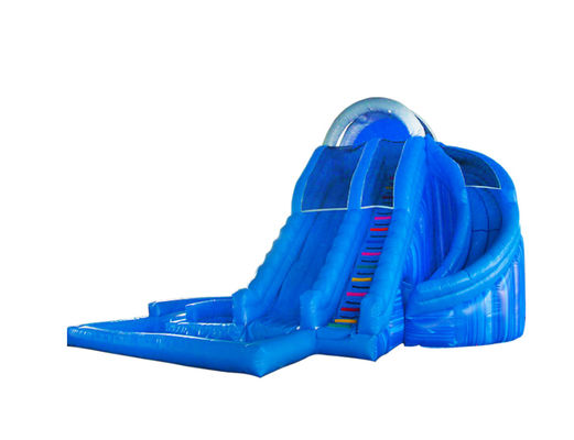 Blau aufblasbar mit Gleit- und Pool-Sommergefühl