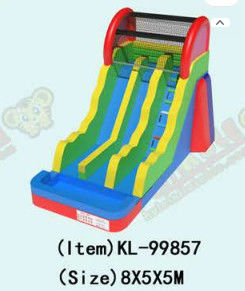 Kinder-Spazierplatz Aufblasbare Giraffen-Tier-Rutsche zum Mieten