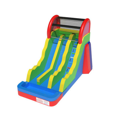 Kinder-Spazierplatz Aufblasbare Giraffen-Tier-Rutsche zum Mieten