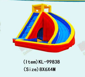 Kinder-Spazierplatz Aufblasbare Giraffen-Tier-Rutsche zum Mieten