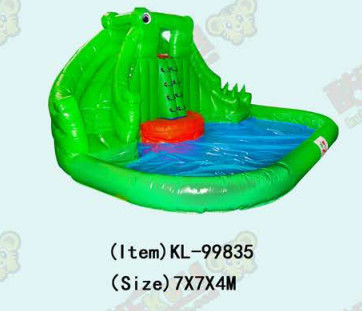 Kinder-Spazierplatz Aufblasbare Giraffen-Tier-Rutsche zum Mieten