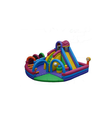 Kinder-Spazierplatz Aufblasbare Giraffen-Tier-Rutsche zum Mieten