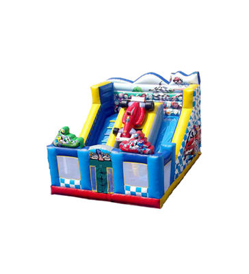 Kinder-Spazierplatz Aufblasbare Giraffen-Tier-Rutsche zum Mieten