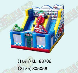Kinder-Spazierplatz Aufblasbare Giraffen-Tier-Rutsche zum Mieten