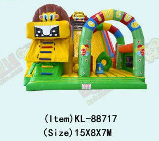 Kleines kommerzielles Sprungschloss mit Kinder-Spielplatz