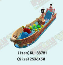 Kinderpark aufblasbares Piratenschiff Kinderspielplatz