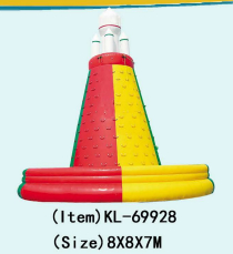 Fantastische aufblasbare Rakete - Modellierter Kletterwand-Artikel-Kunst