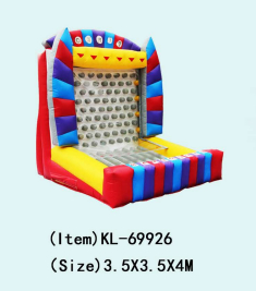 Leuchtende aufblasbare interaktive Spielwand mit interaktivem Design