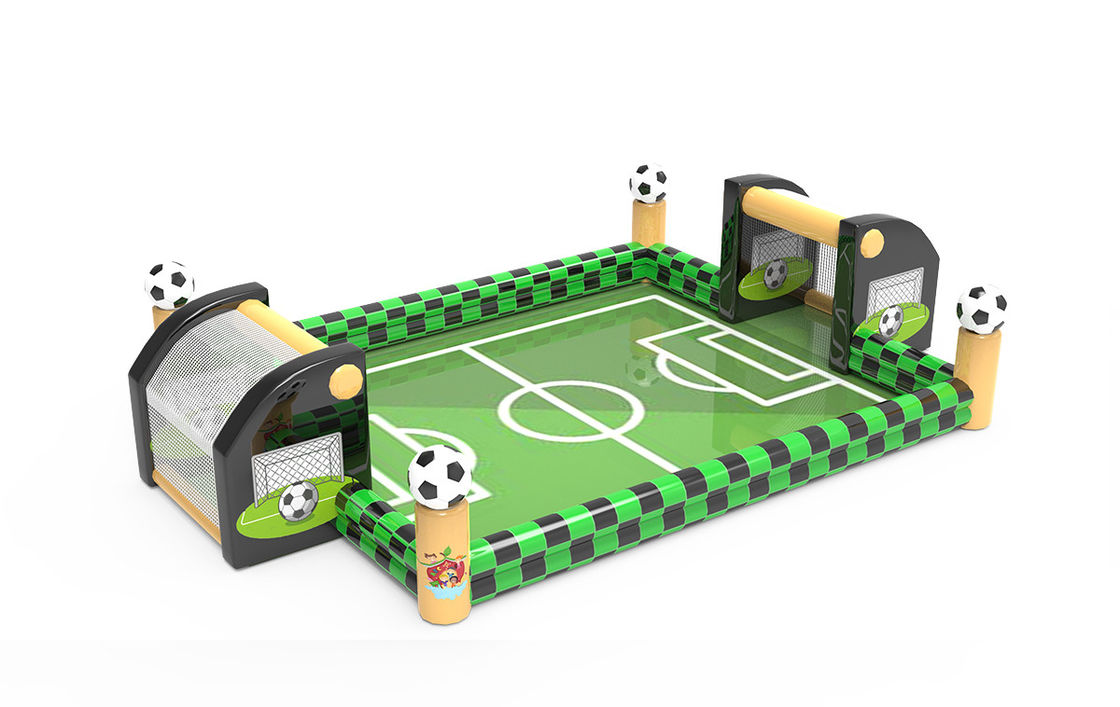 Interaktive Fußball aufblasbare Spiele Grüne Farbe für die Veranstaltung