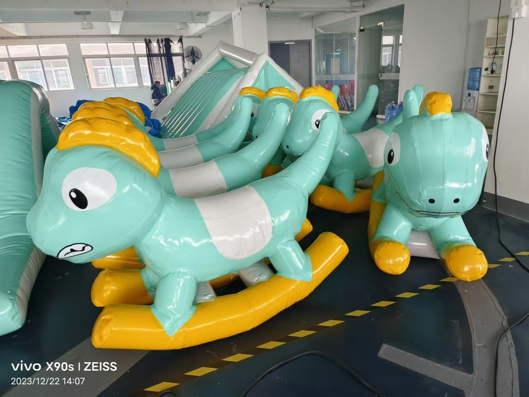 Dinosaurier Kleine aufblasbare Spiele Farbig für Indoor Weichspielzeug