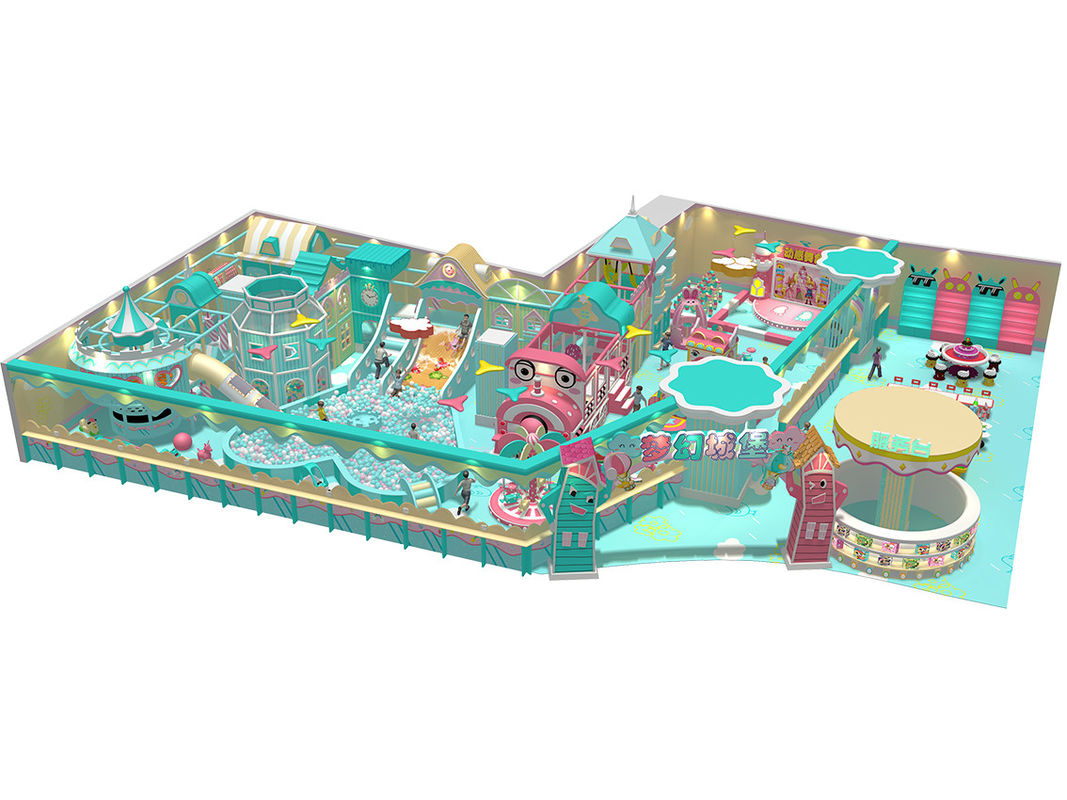 Traumthema Licht Kinder Weiches Indoor Spielgebiet Farbenfroher Spielplatz