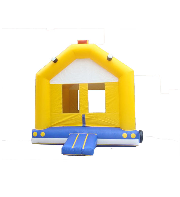 Gelb Farbe Einfaches Modell Aufblasbare Hüpfburg 5*5*5m