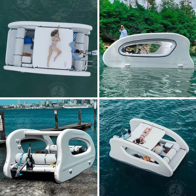 Tragbare aufblasbare PVC-Wasserboot für Kinder Teenager Aldult Familie im Freien